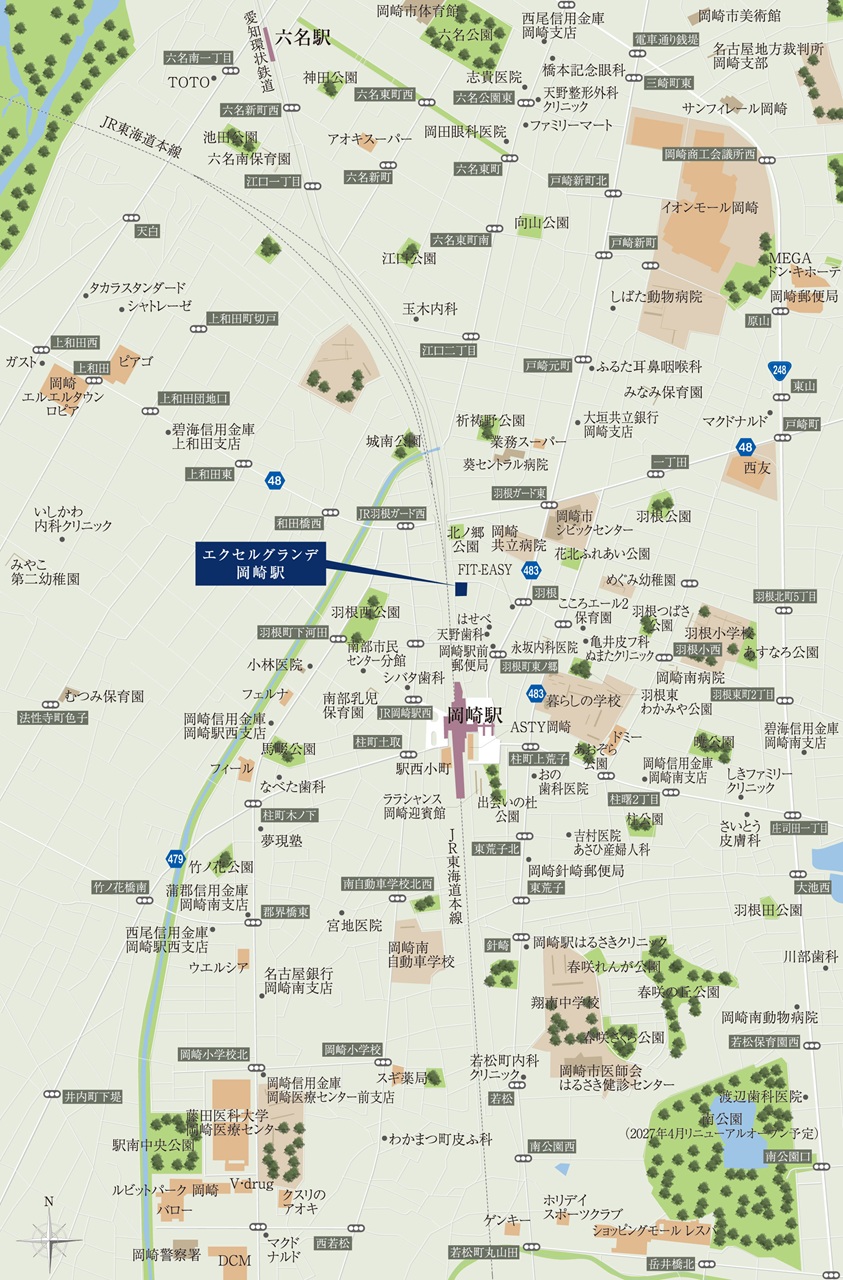 現地案内図