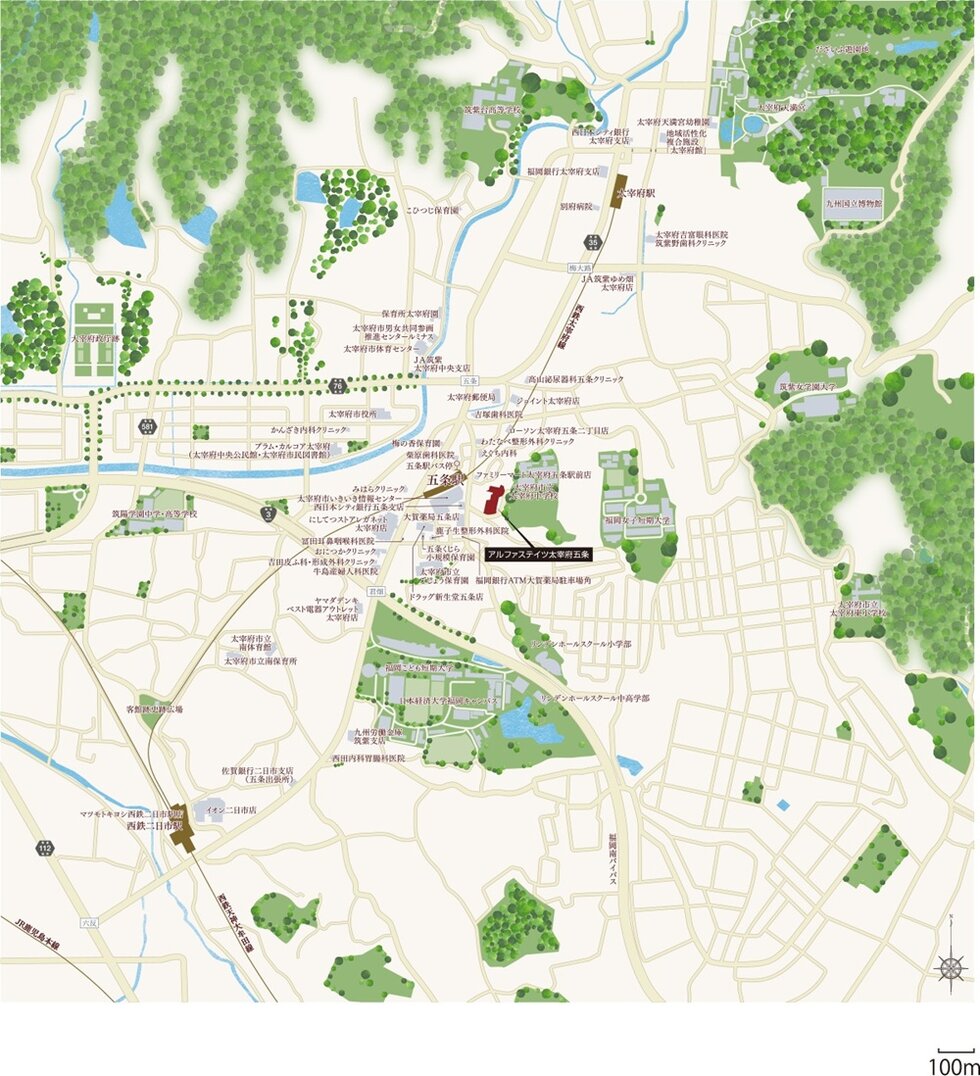 建設予定地案内図