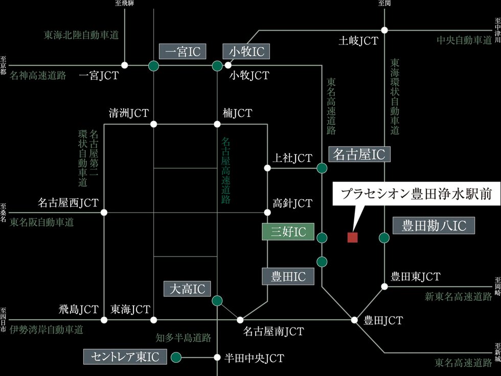 CAR ACCESS
充実した道路網により、クルマ移動も快適。