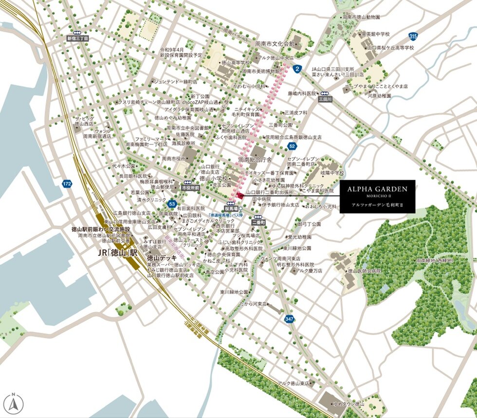 建設予定地案内図