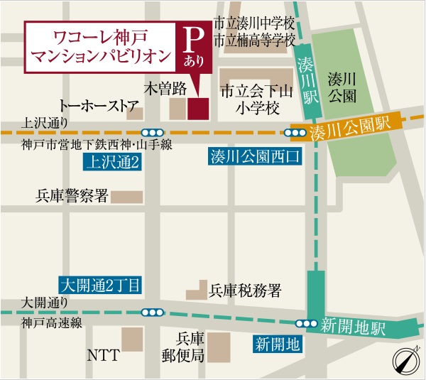 マンションパビリオン案内図