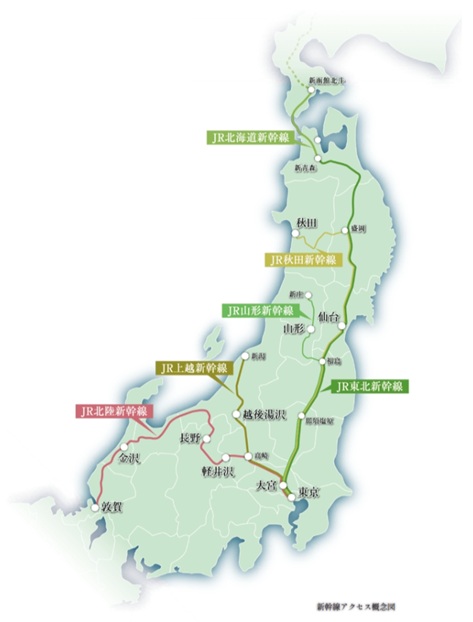 東の玄関口「大宮」駅から日本各地へスムーズアクセス。