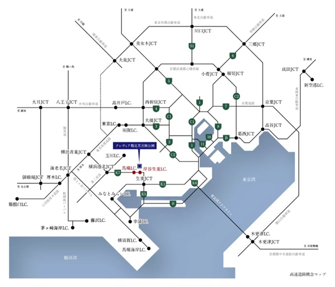 CAR
首都高速の入口が近く、車でのショッピングやレジャーも自在に。