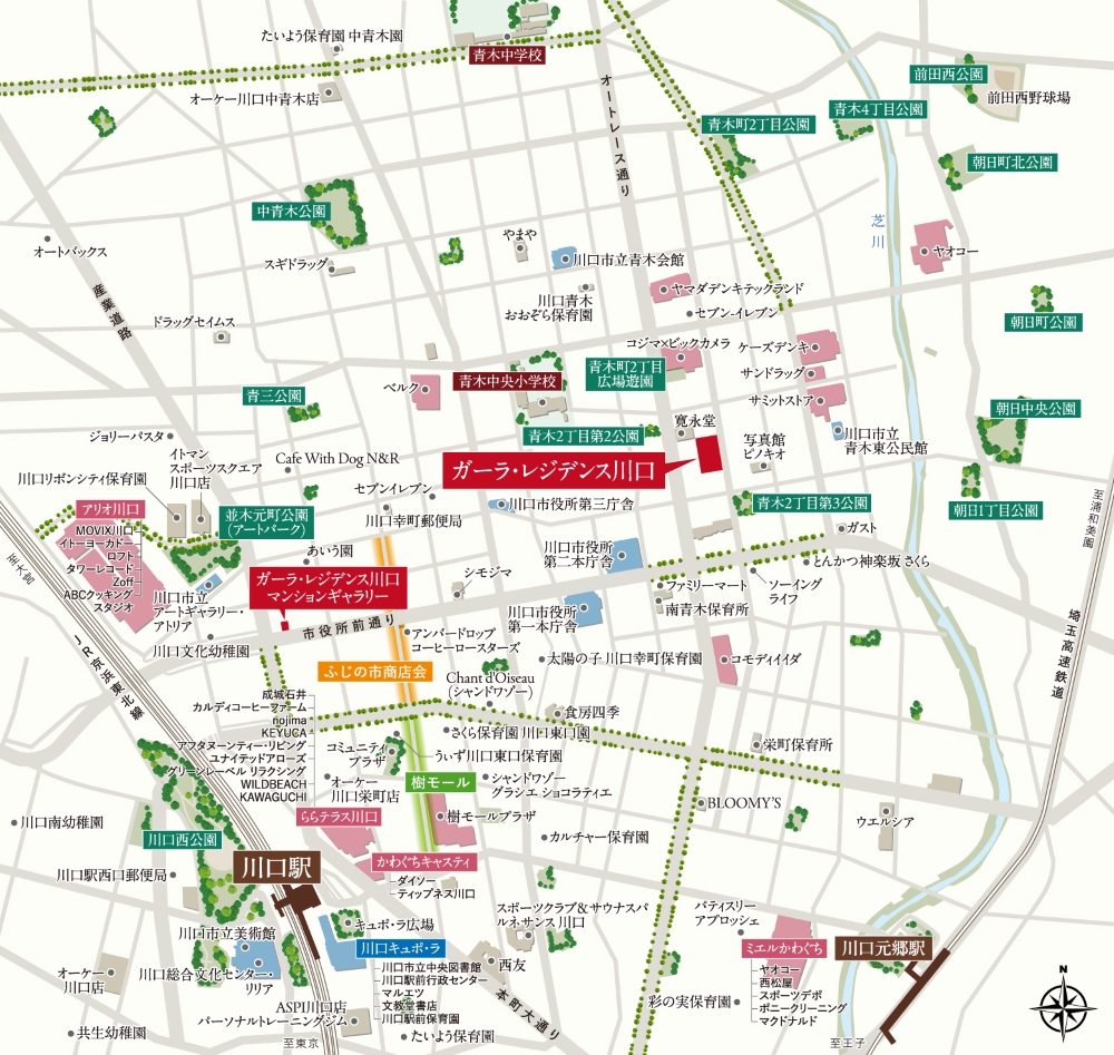 現地案内図