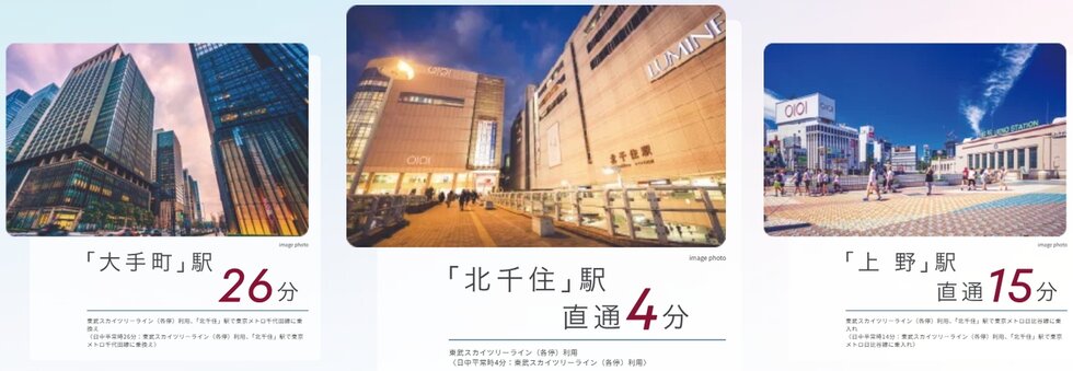 東武スカイツリーライン「五反野」駅より
