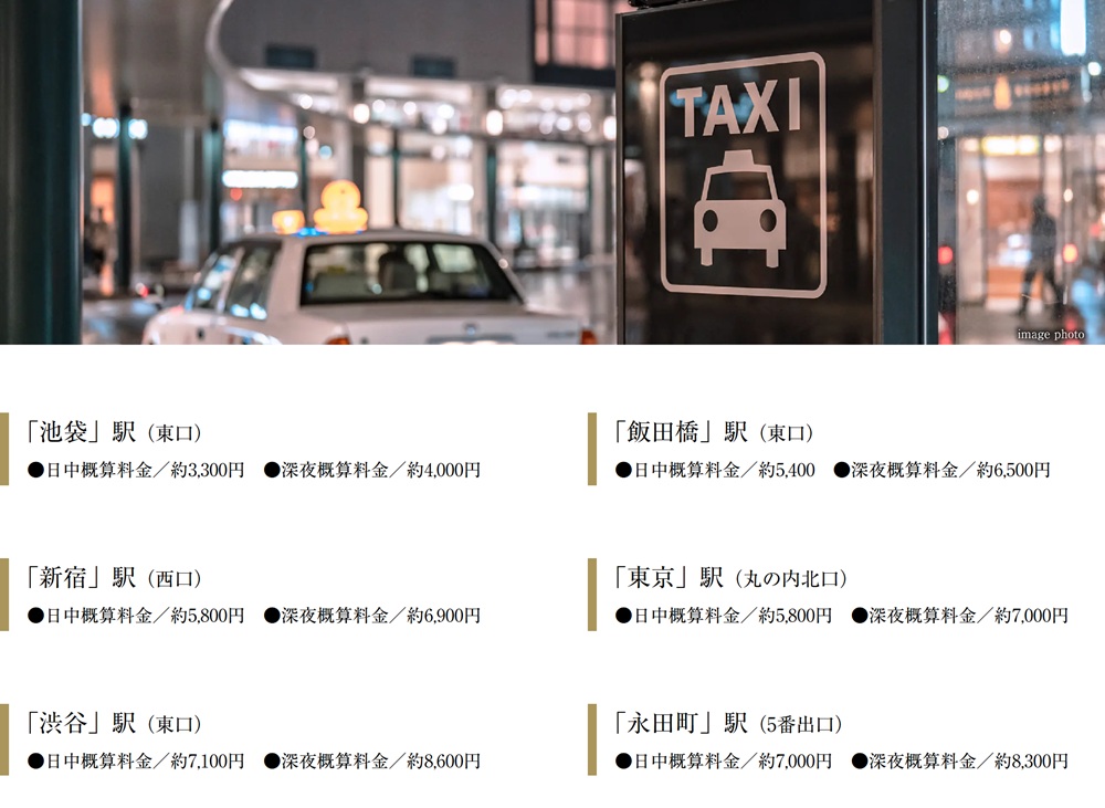 タクシー移動も、日常の選択肢になる。