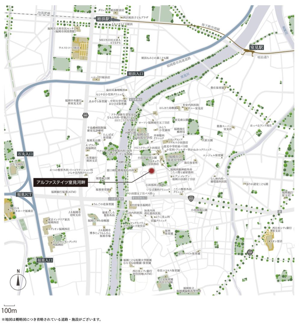 建設予定地案内図