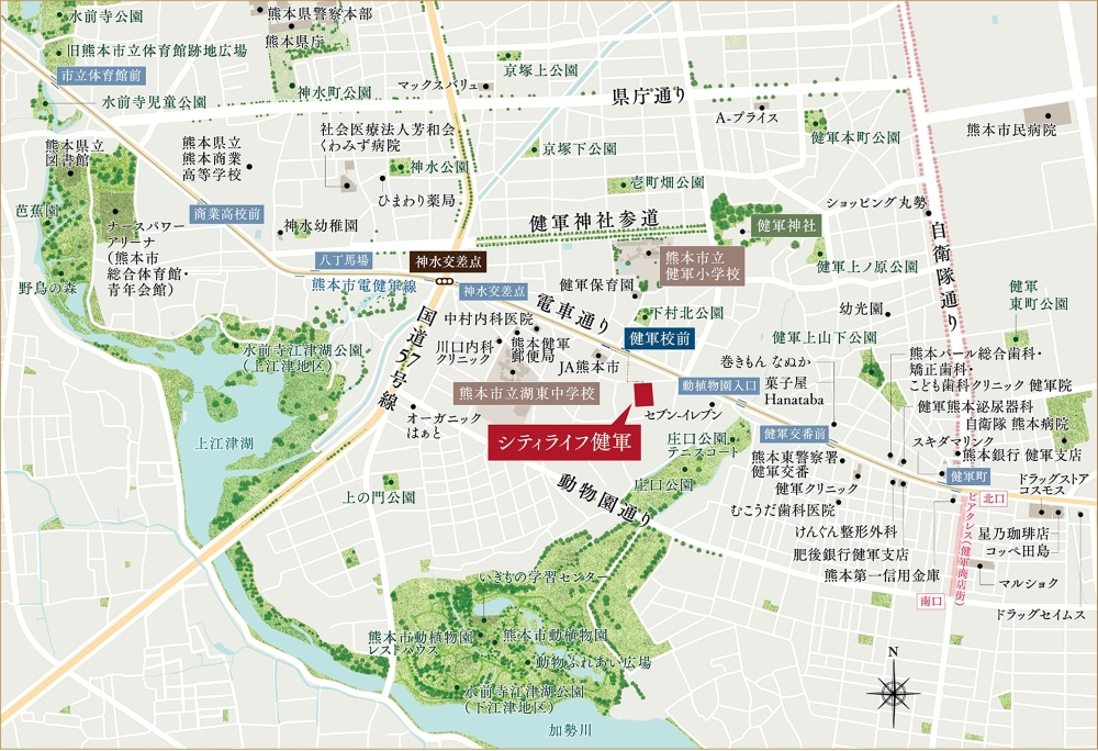 現地案内図
