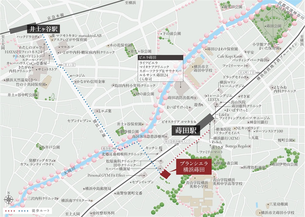 現地案内図