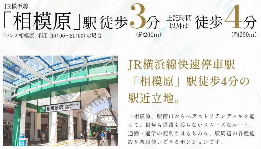 駅徒歩4分の便利さが、暮らしをもっと豊かに。