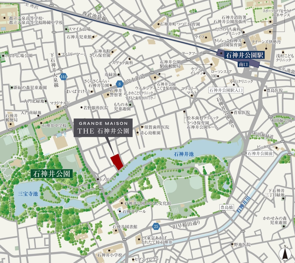 現地案内図