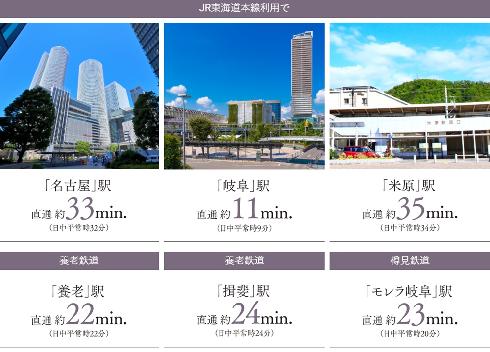 JRに加え2路線が乗り入れるターミナル・大垣駅