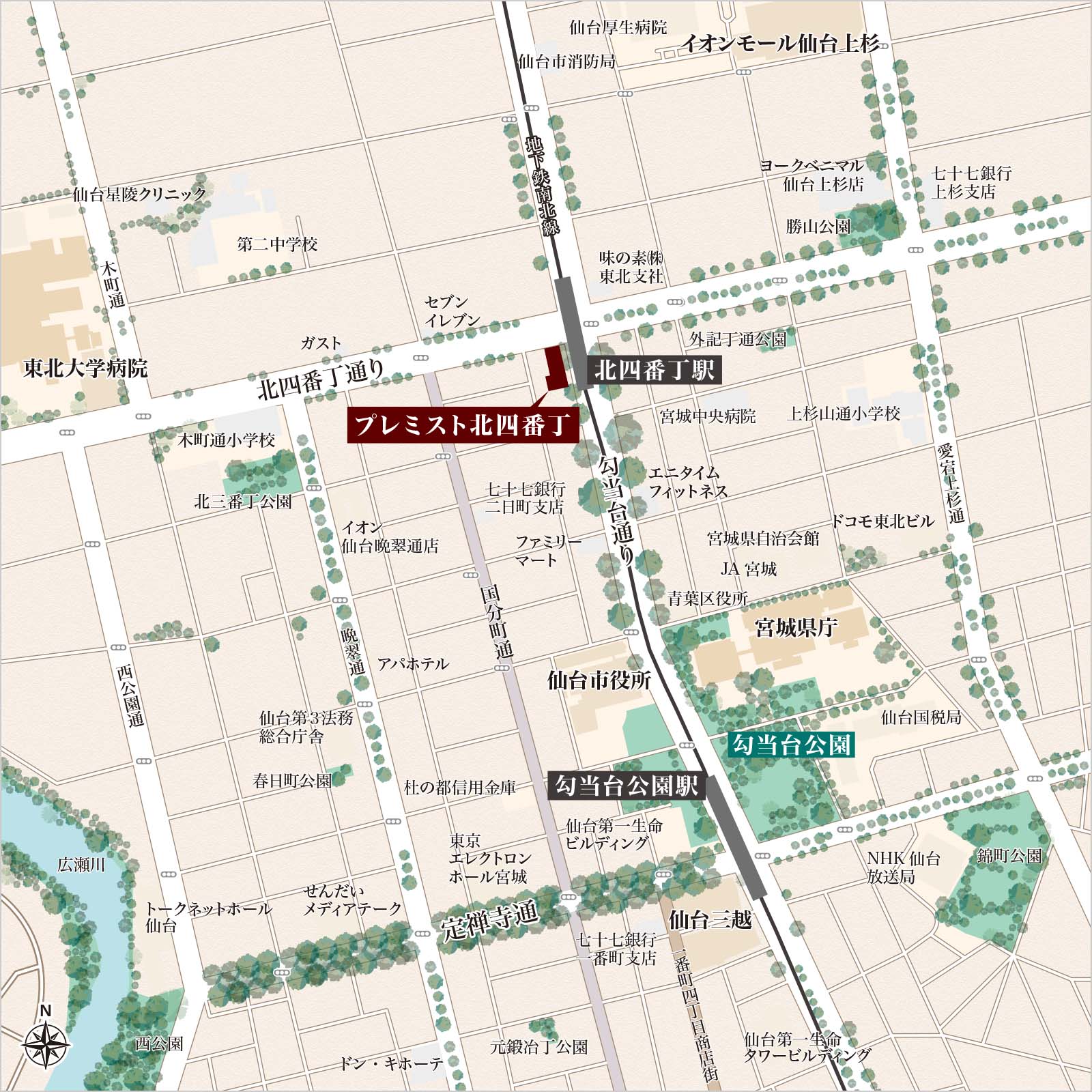 現地案内図