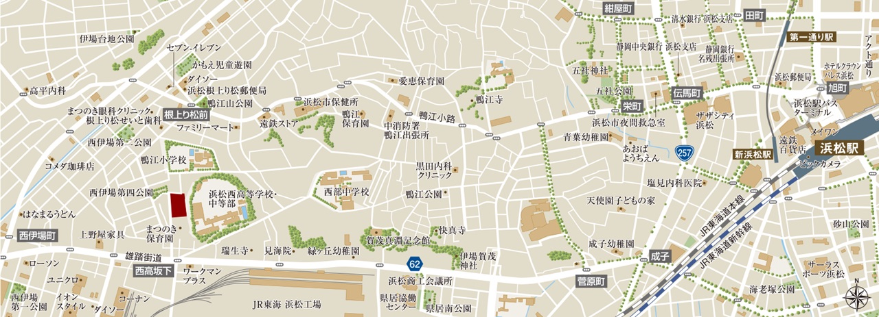 現地案内図