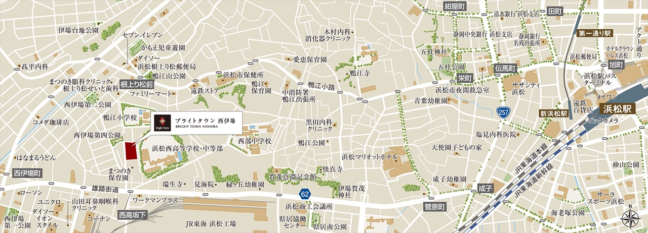 現地案内図