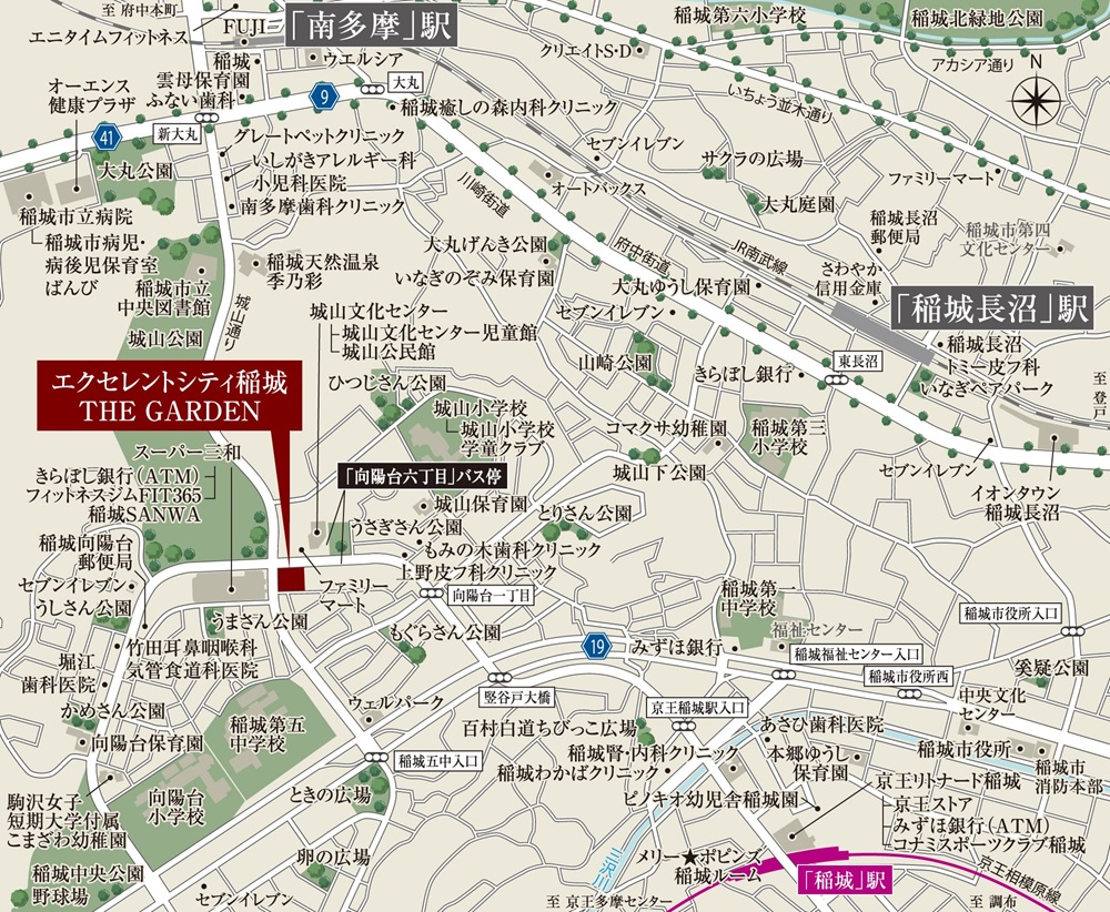 現地案内図