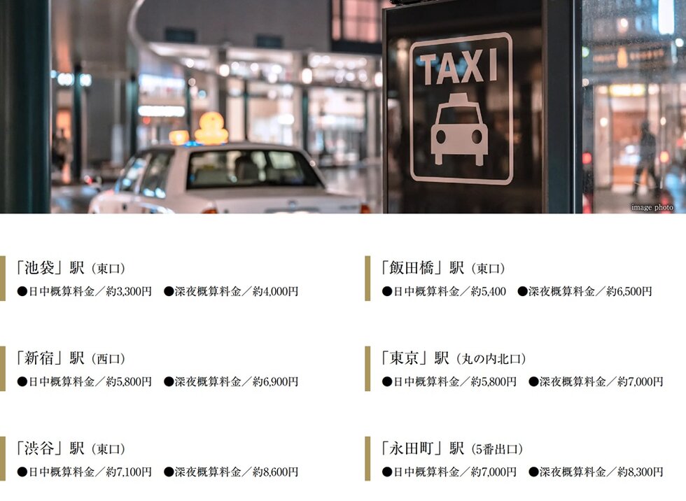 タクシー移動も、日常の選択肢になる。