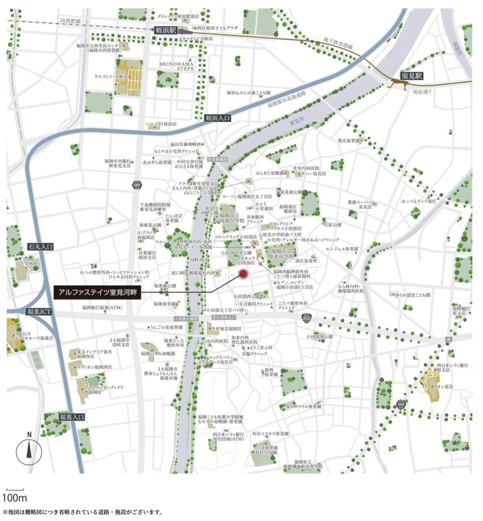 建設予定地案内図