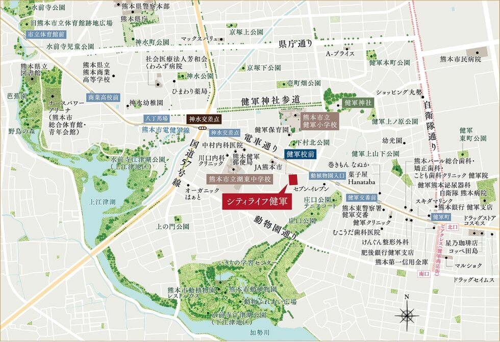 現地案内図
