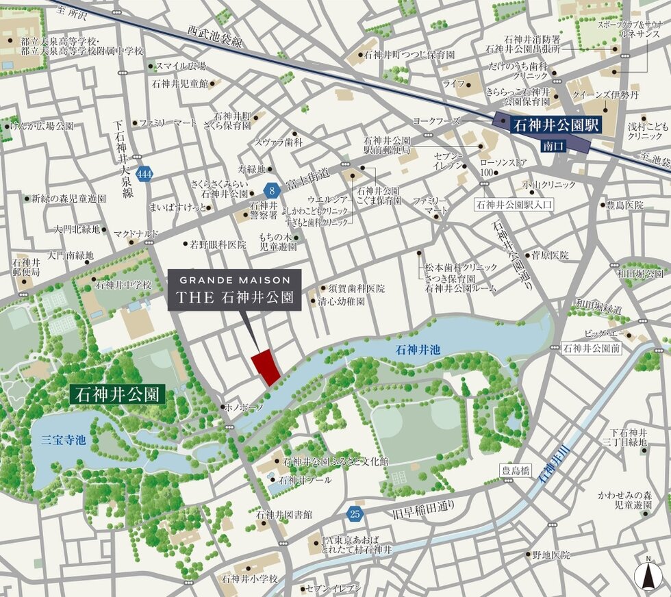 現地案内図