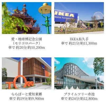 人気スポットにも快適アクセス。