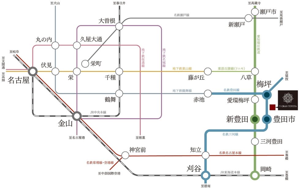 3駅3路線利用可能。