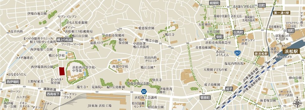 現地案内図