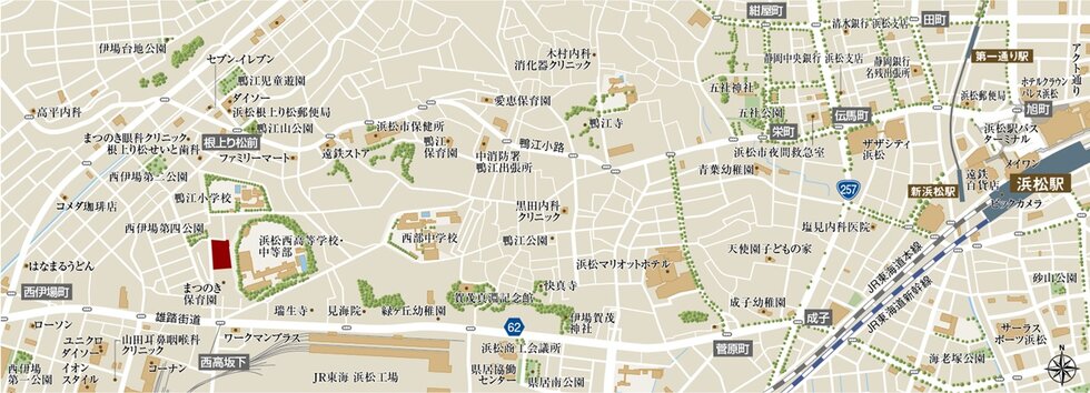 現地案内図