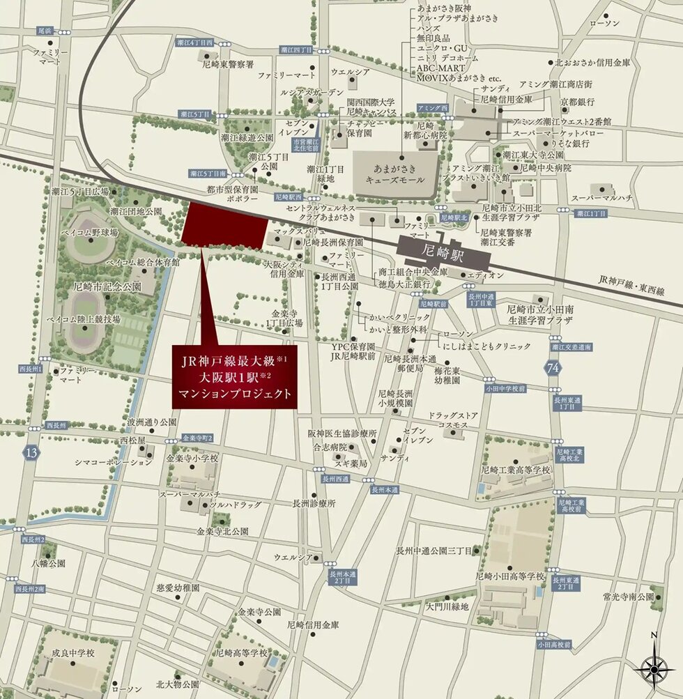 現地案内図