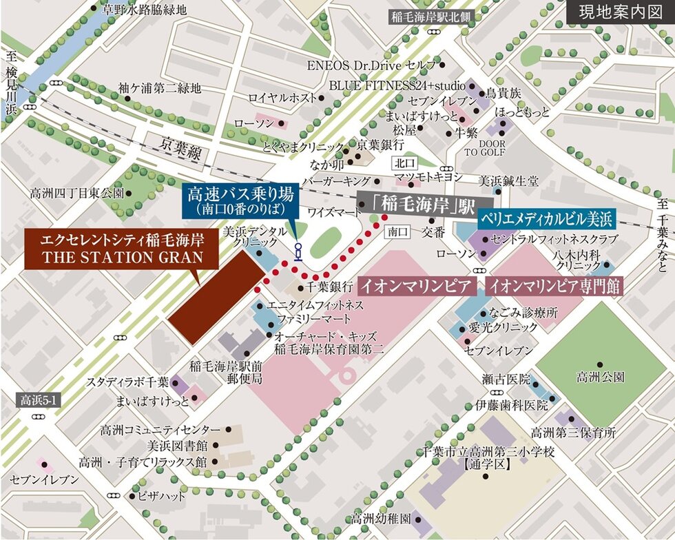現地案内図