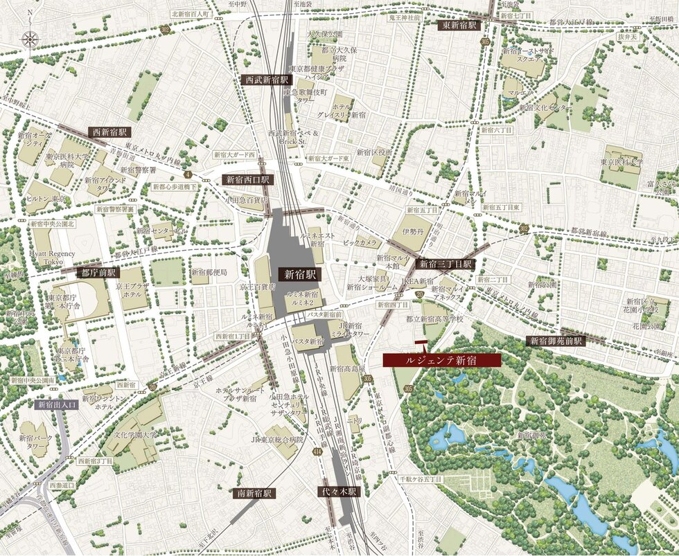 現地案内図