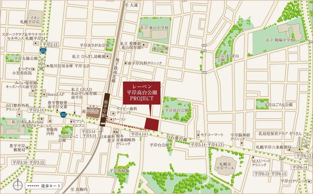 現地案内図