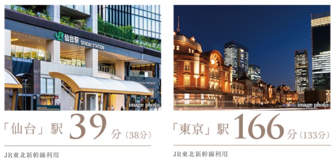 徒歩13分のJR「盛岡」駅から
県内、仙台、首都圏へスムーズなアクセス。