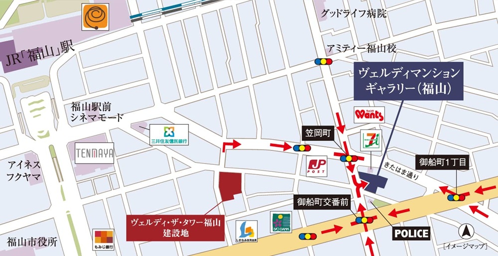 マンションギャラリー案内図