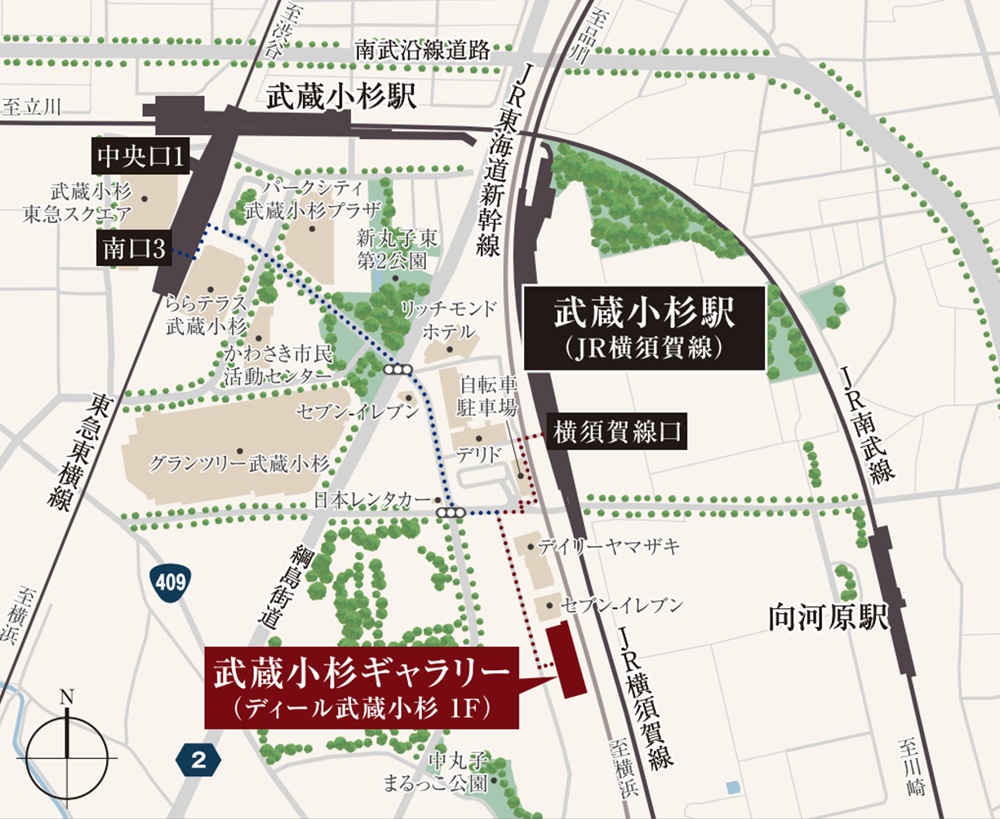 ギャラリー案内図