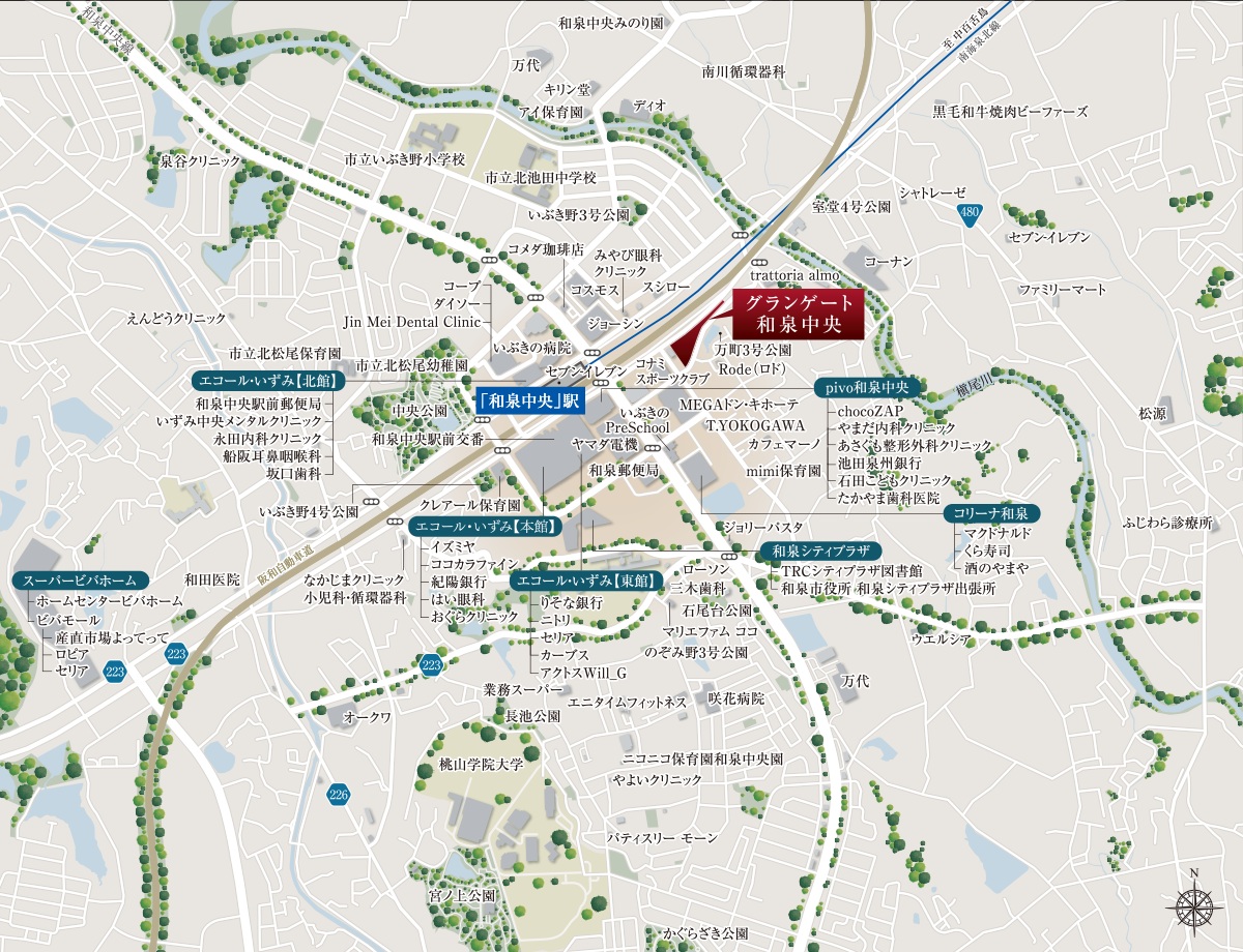 現地案内図