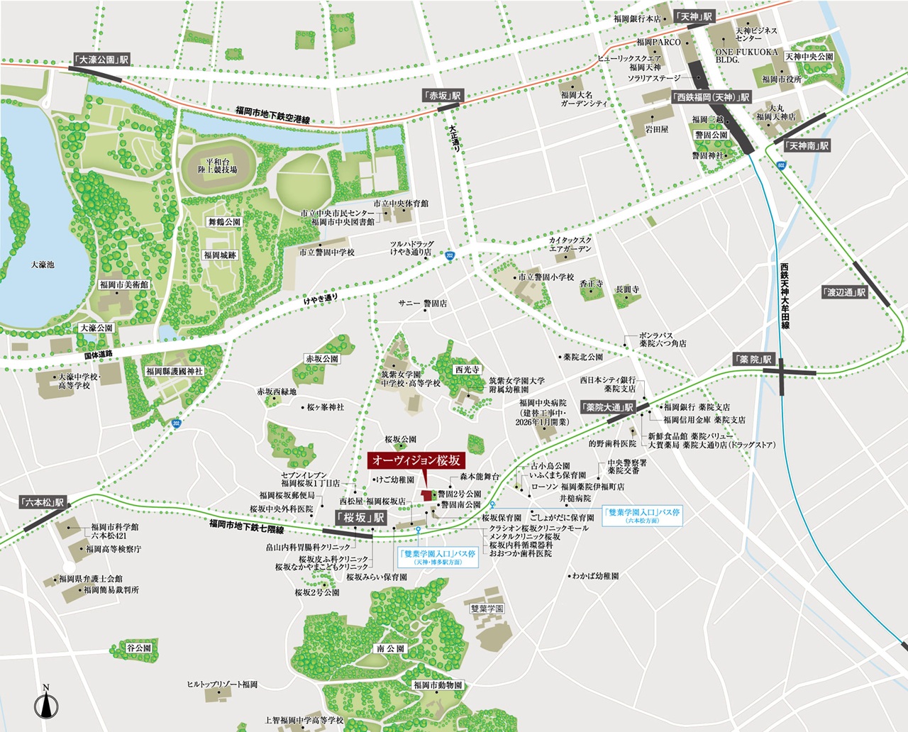 現地案内図