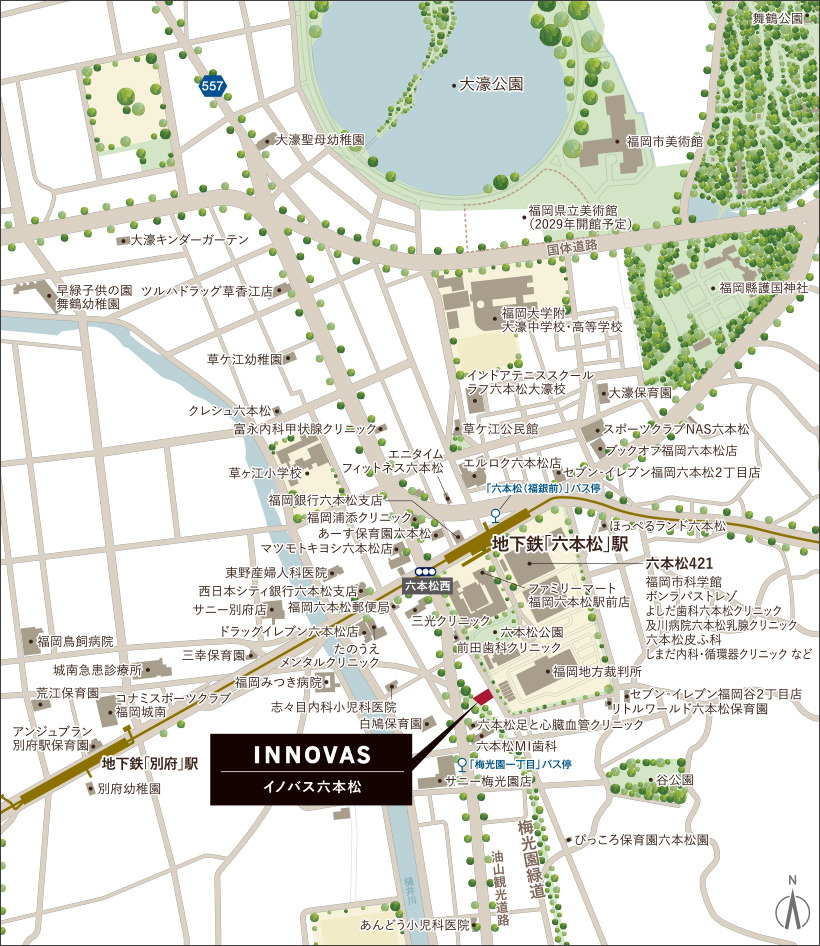 現地案内図