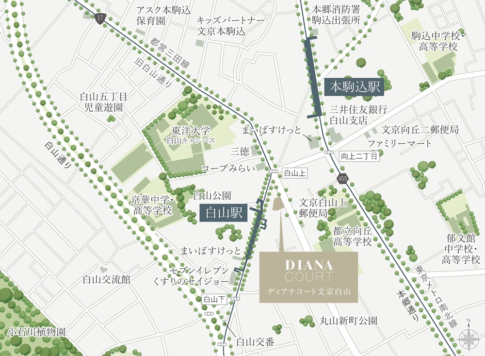 現地案内図