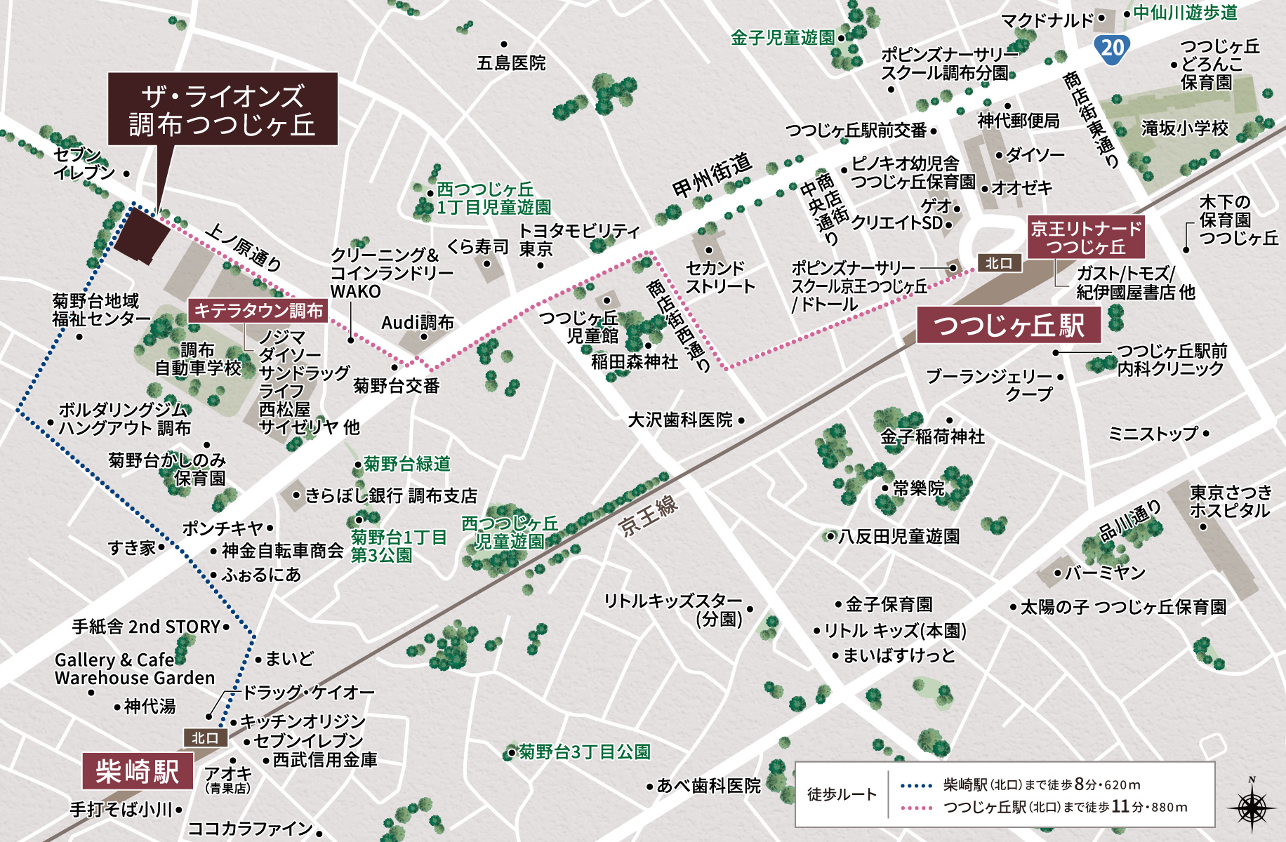 現地案内図