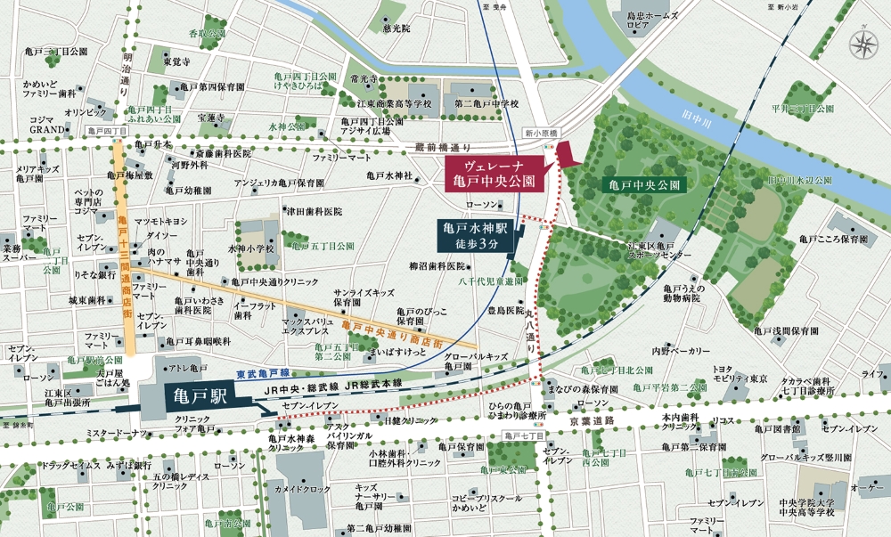 現地案内図