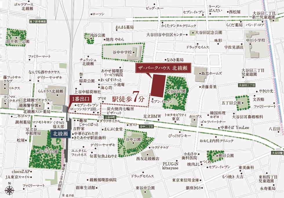 現地案内図