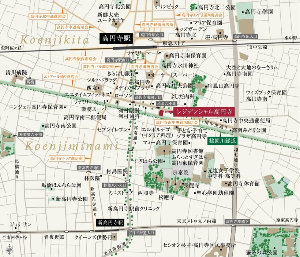 現地案内図