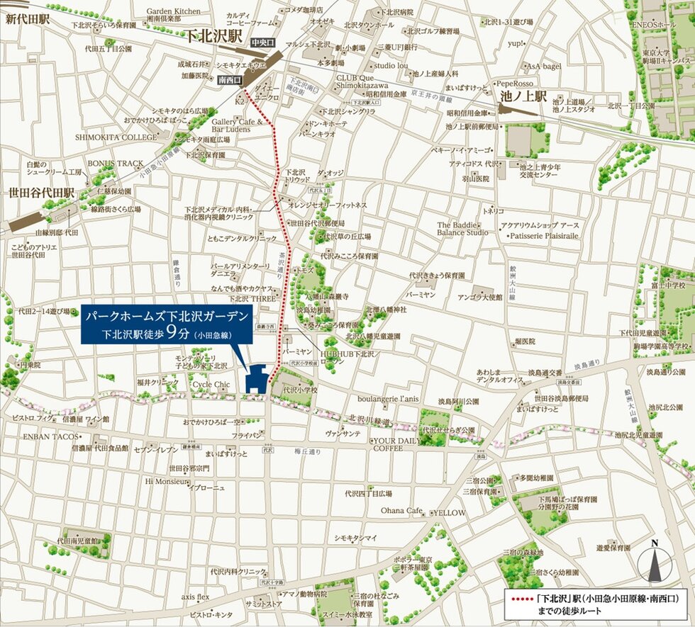 現地案内図