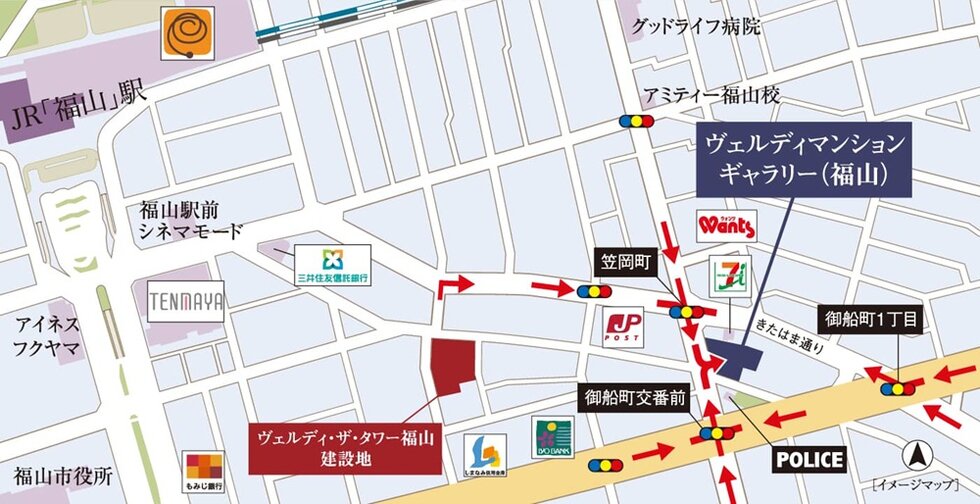 マンションギャラリー案内図