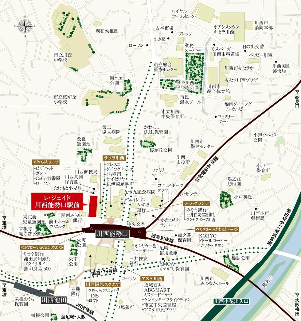 現地案内図