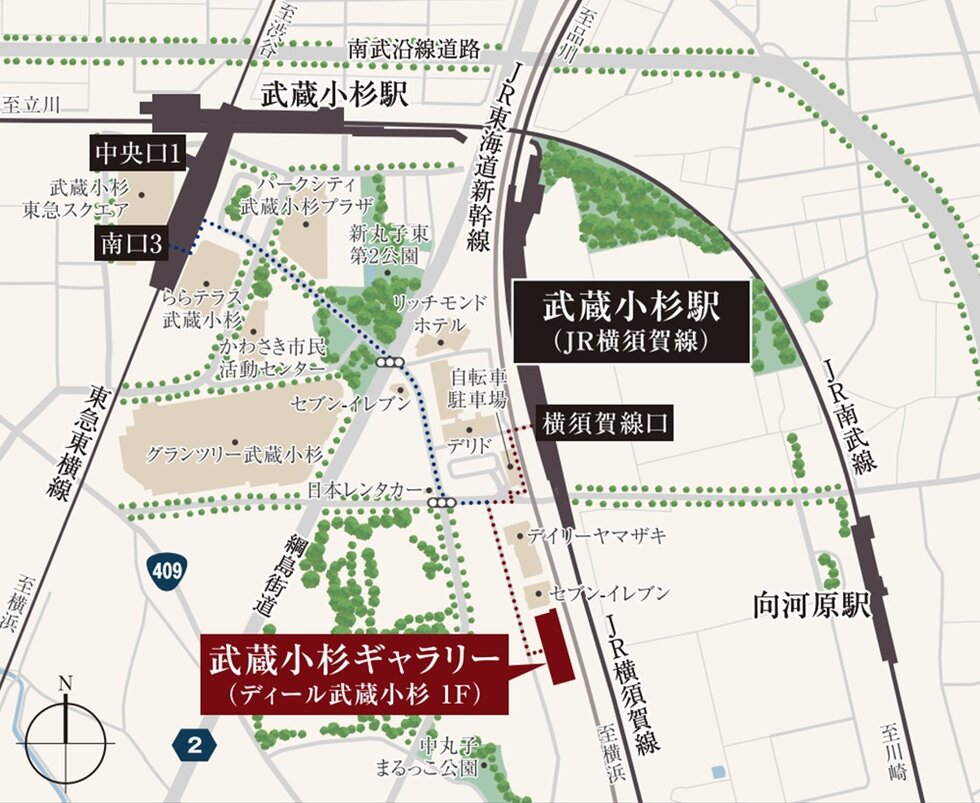 ギャラリー案内図