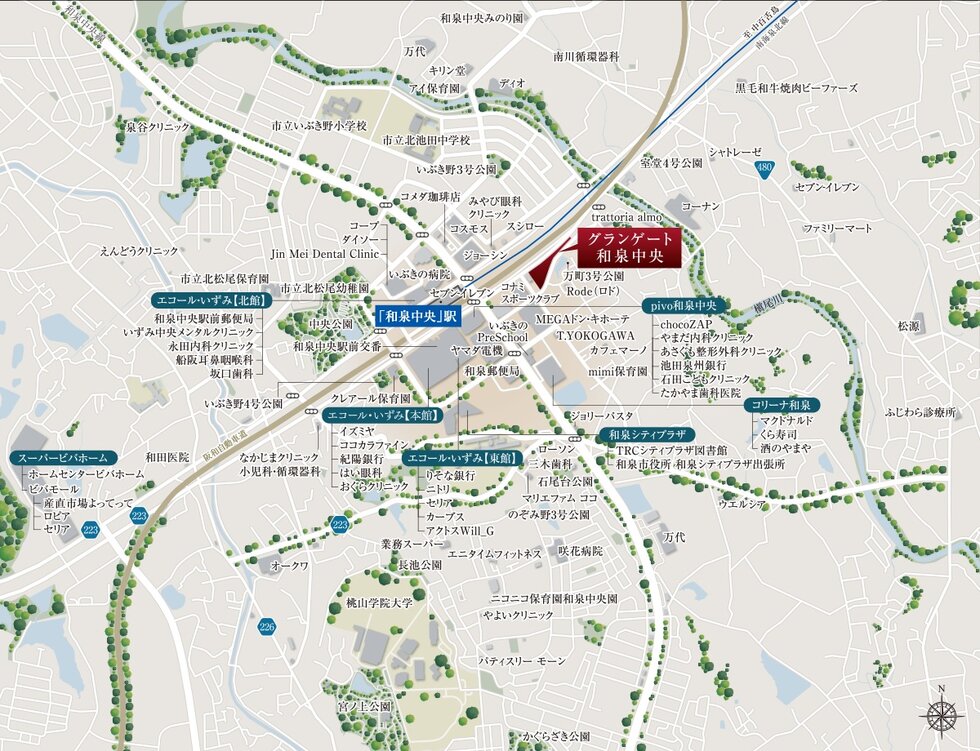 現地案内図