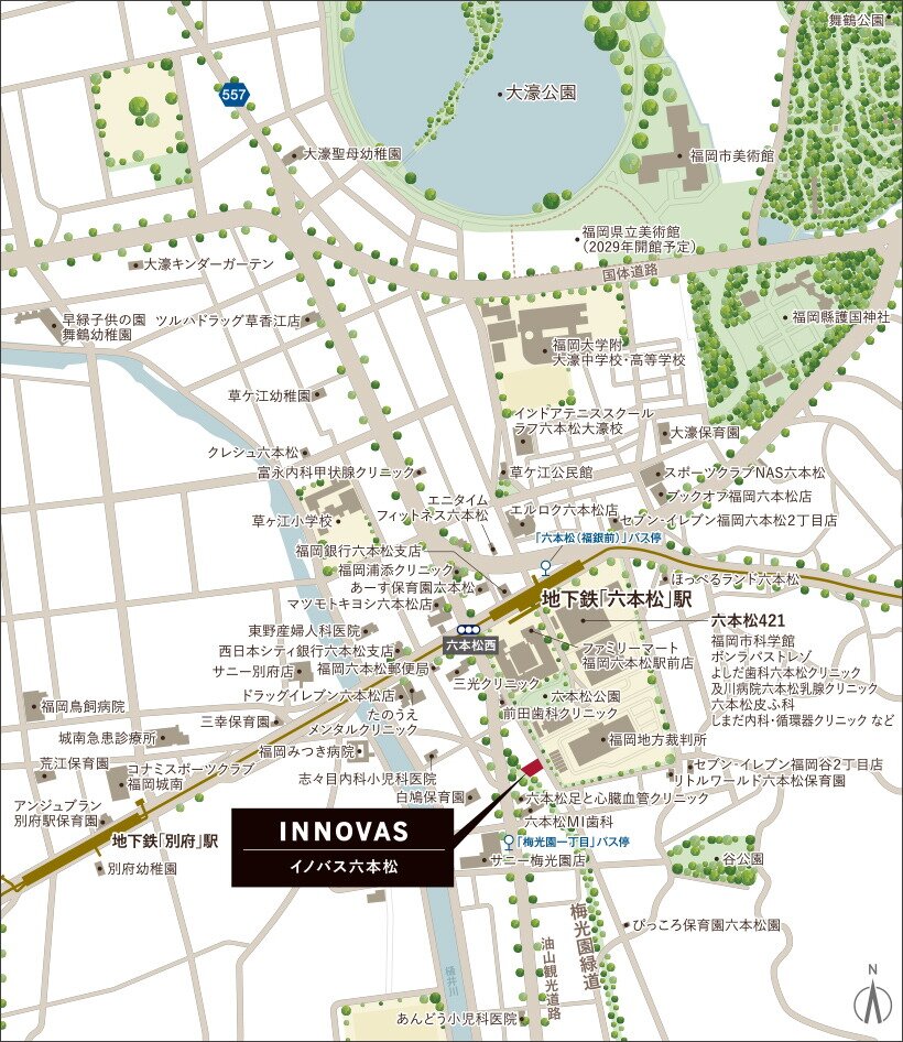 現地案内図