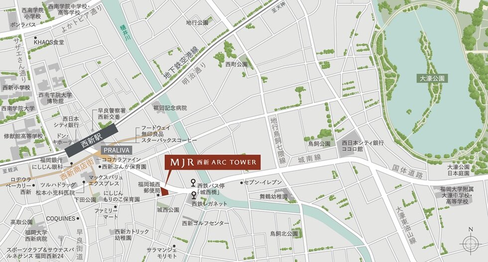 現地案内図